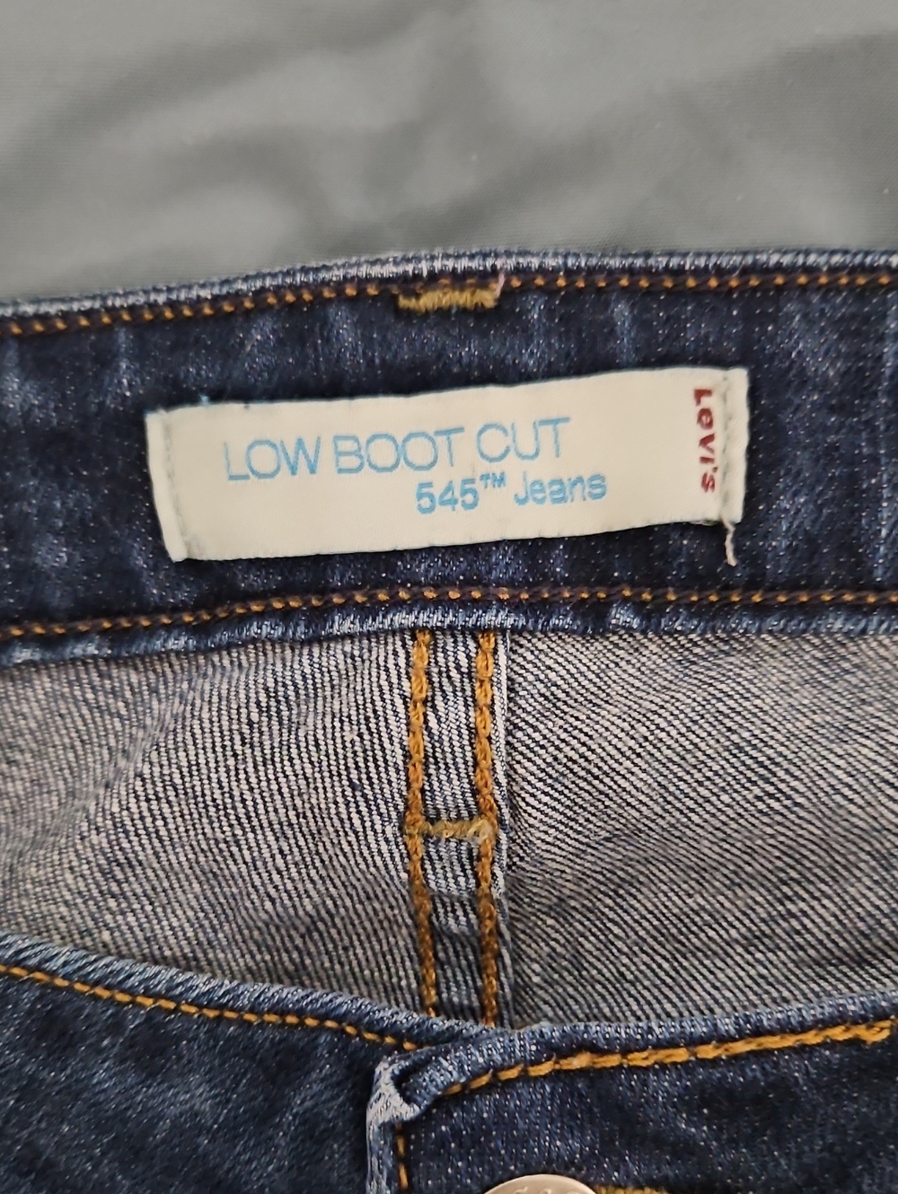 Levi's Women's Low Boot Cut Jeans in Blue Denim